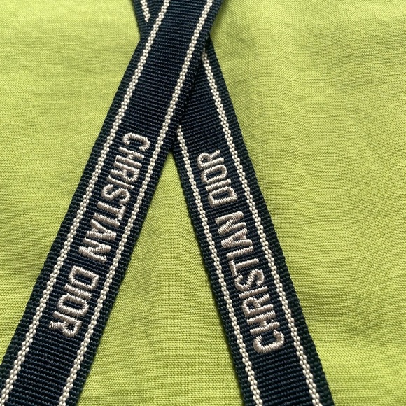 NWOT: Authentic Christian Dior Logo Shoulder Strap no ring - Picture 3 of 14